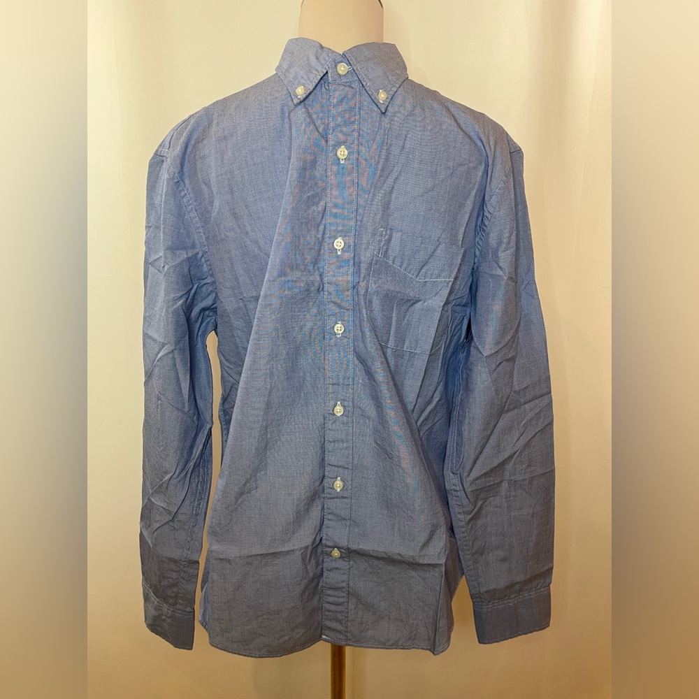 J.Crew NWOT Slim Untucked Secret Wash cotton poplin shirt - Picture 3 of 7